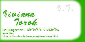 viviana torok business card